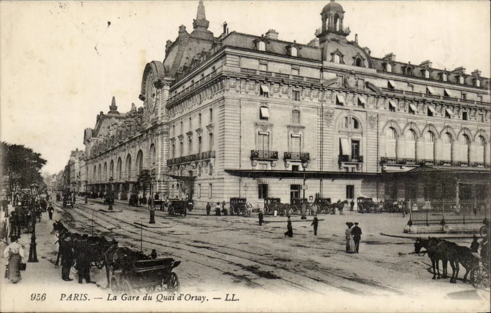 Paris — A Estação do Quai d'Orsay — LL. n° 956 - Frente
