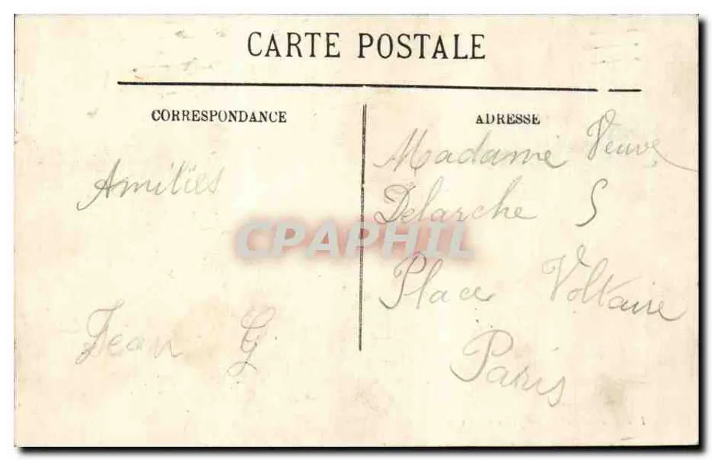 Paris — A Estação de Lyon — LL. n°177 - Verso