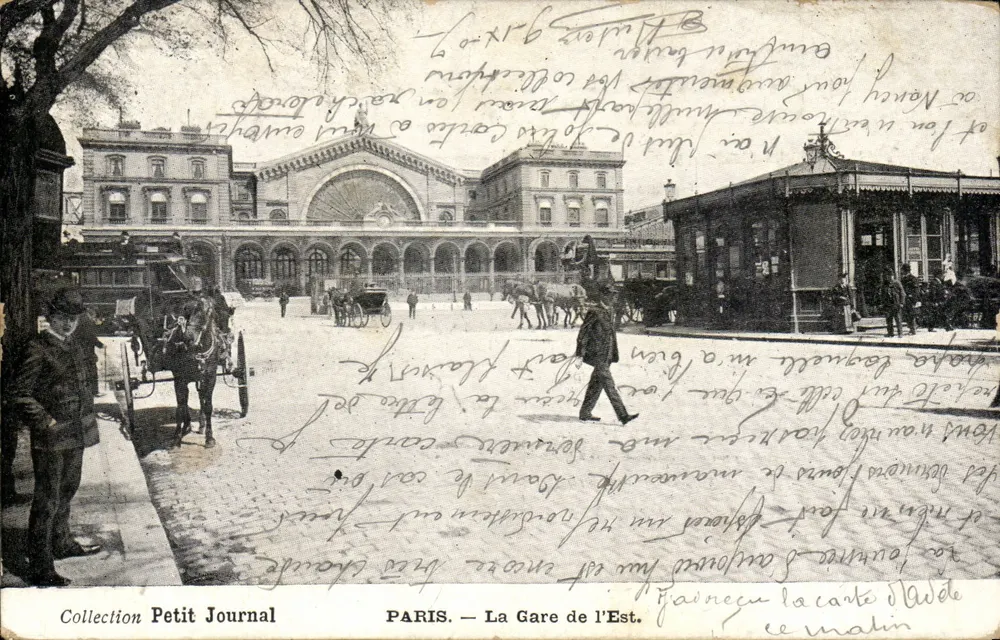 Paris — A Estação da Este — Coleção Petit Journal - Frente