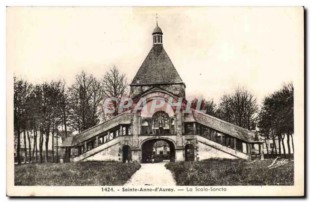 Sainte-Anne-d'Auray — La Scala-Sancta — wydawca Lora - Awers