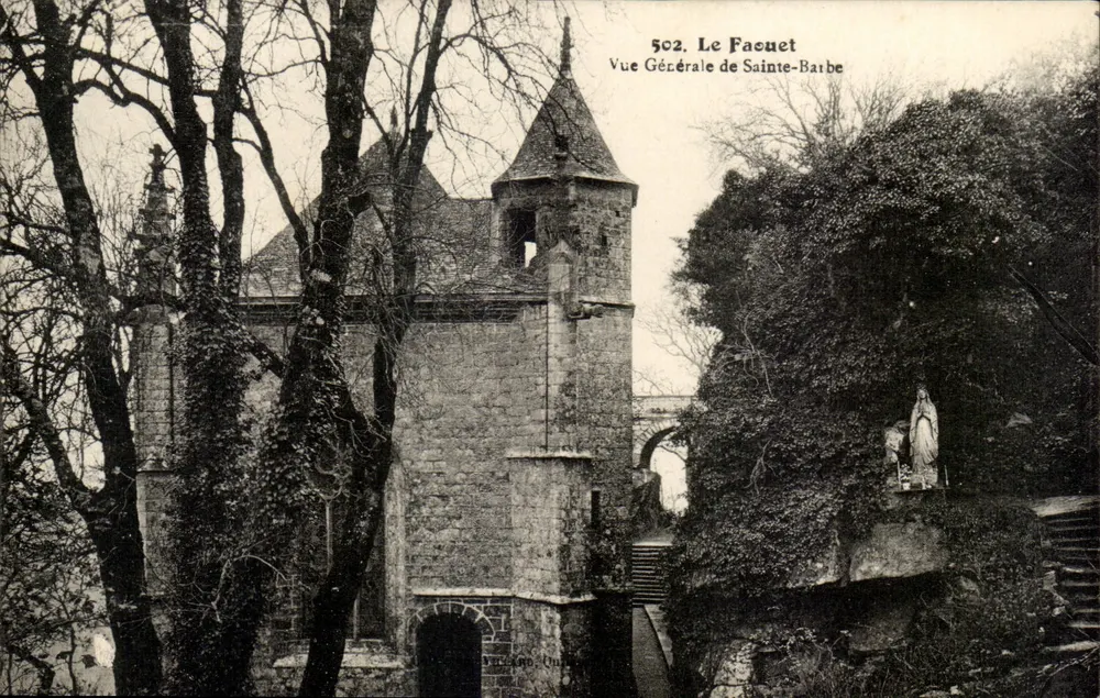 Le Faouet — Vista Geral de Sainte-Barbe — n° 502 - Frente