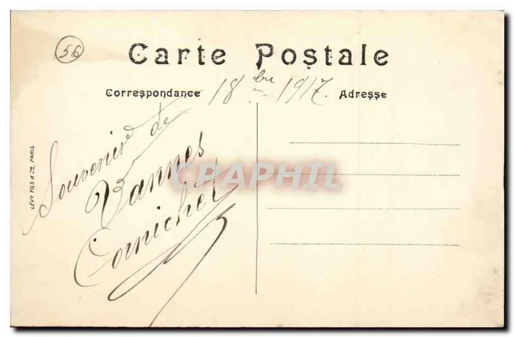 Conleau — A Cruz de l'Angles e a Península de Conleau — 1 L. - Verso
