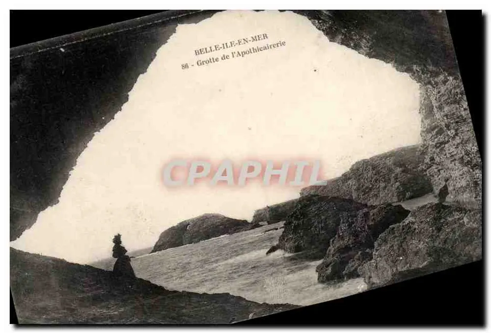 Belle-Île-en-Mer — Grotte de l'Apolhicairerie — Verlag unbekannt, Nr. 86 - Vorderseite