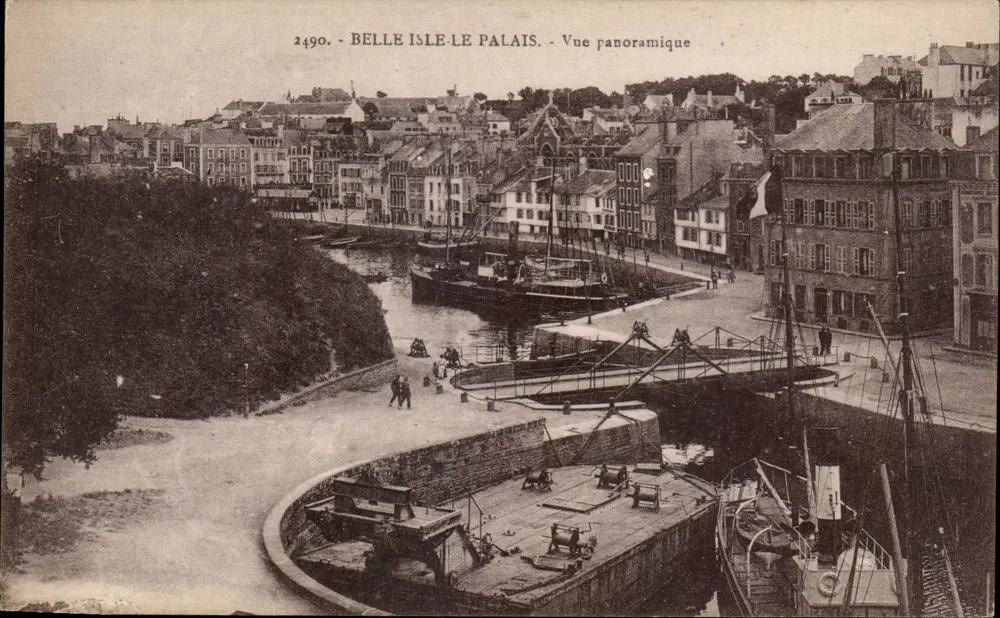 Belle-Île-les-Palais — Panoramablick — Laurent-Nel, Rennes, Nr. 2490 - Vorderseite