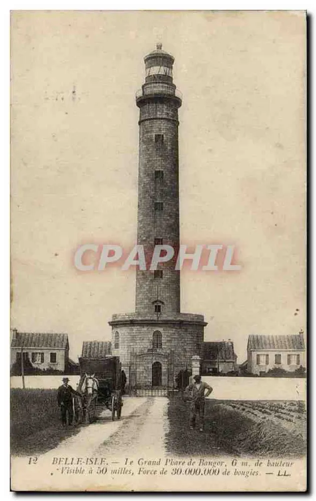 Belle-Île — Il Faro Grande di Bangor — LL - Recto
