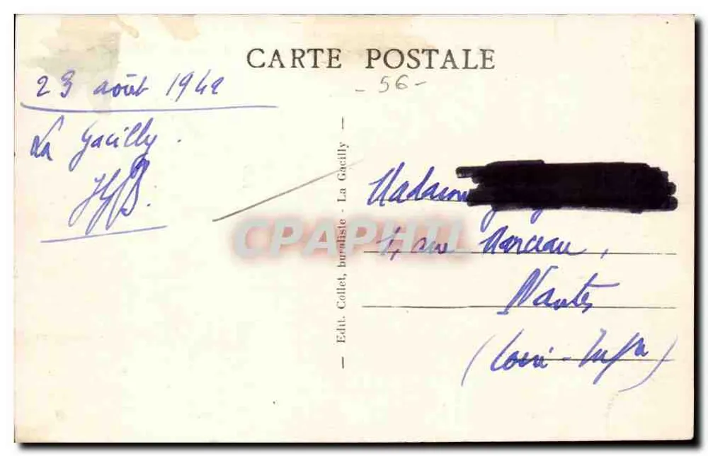 La Gacilly (Morbihan) — Allgemeiner Blick — Ferienort — Angeln und Jagen - Rückseite