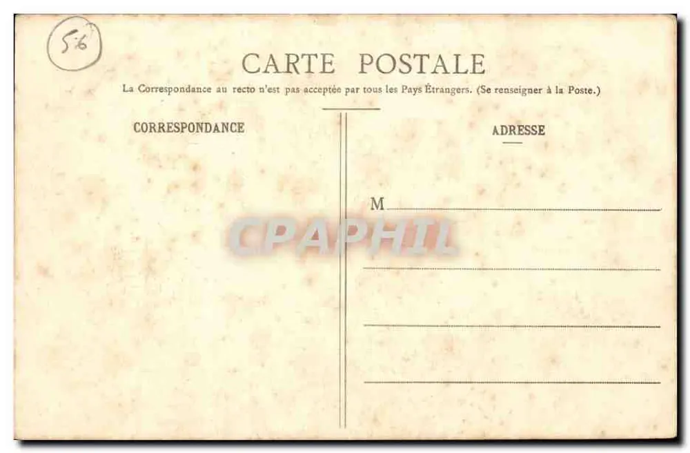 VANNES - Os Muros — Coleção H. Baurent, Port-Louis - Verso