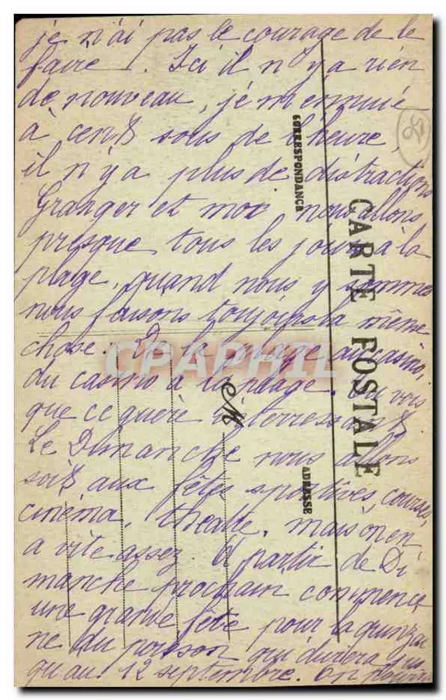 Lorient — O Porto de Guerra — Coleção Villiers, Quimper - Verso