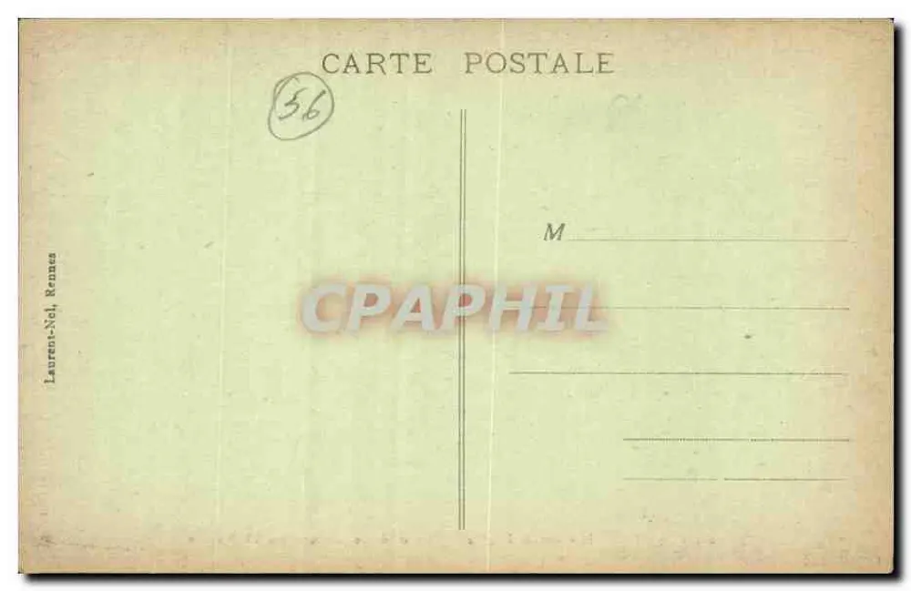 Carnac — Innenansicht der Kirche — Gewölbe mit Gemälden des 17. Jahrhunderts - Rückseite