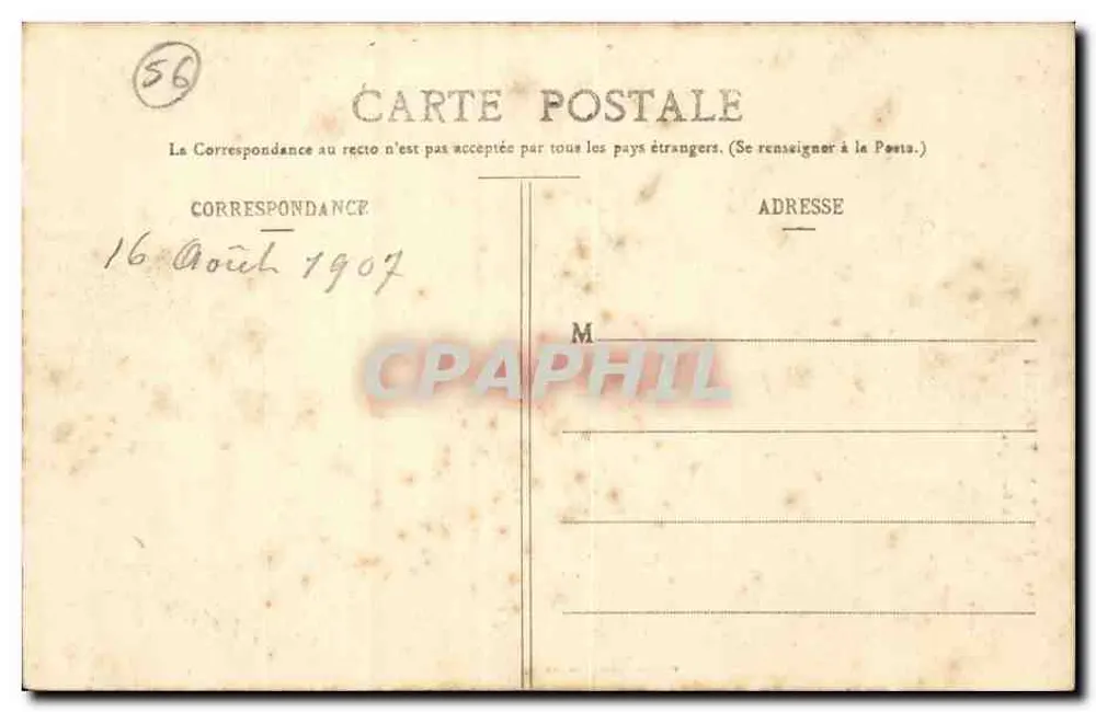 Sainte-Anne-d'Auray — A Basílica — Coleção David, Vannes, n°711 - Verso