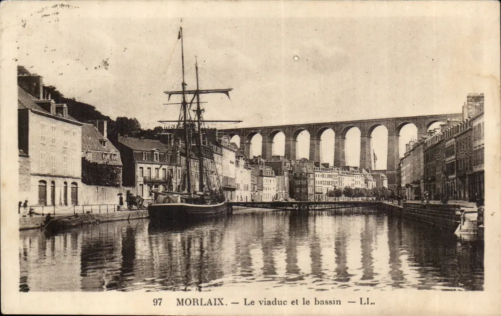 Morlaix — Der Viadukt und der Bassin — LL. - Vorderseite