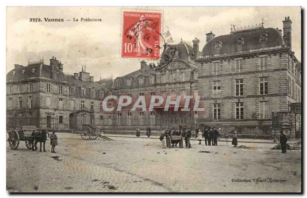 Vannes — A Prefeitura — Coleção Villard, Quimper - Frente