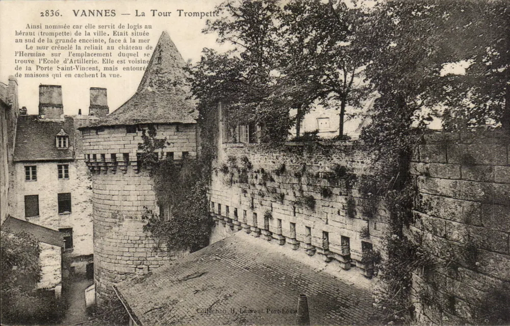 VANNES — A Torre Trompette — Callechon H. Laurent Port-Louis - Frente