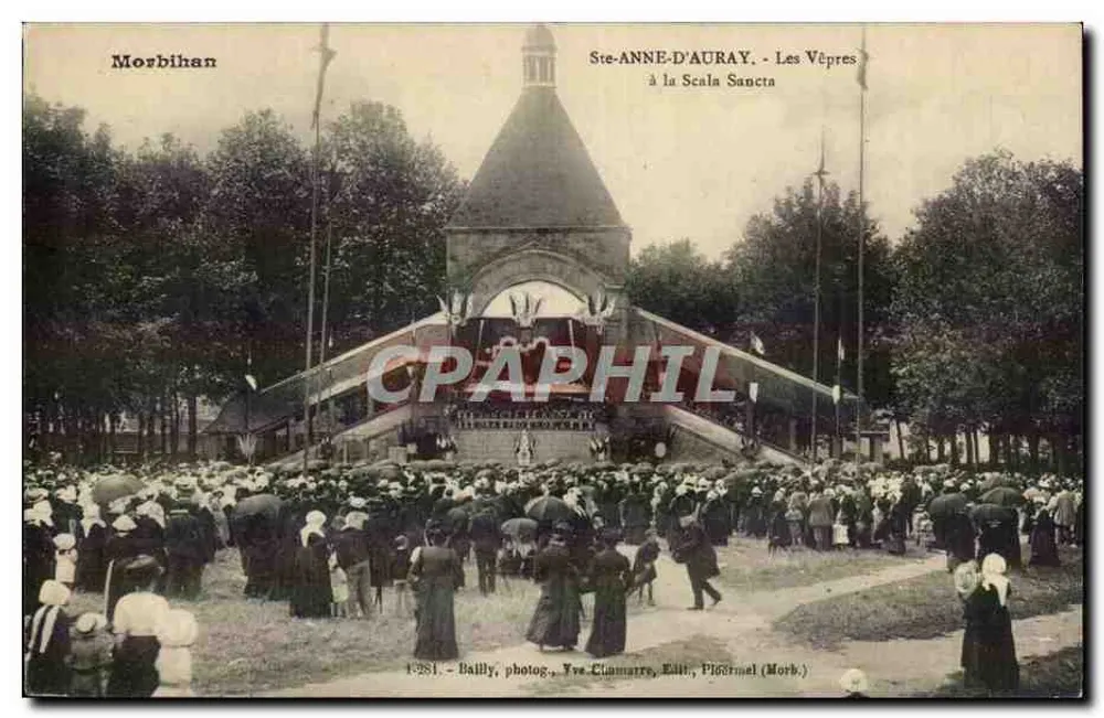 Ste-ANNE-D'AURAY - Vespern an der Scala Sancta — Bailly, Fotograf, Vve Clammarre, Verleger, Pligérmal (Morb.) - Vorderseite