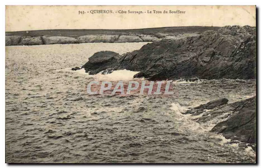Quiberon - Wilde Küste - Der Tron du Souffleur - Vorderseite