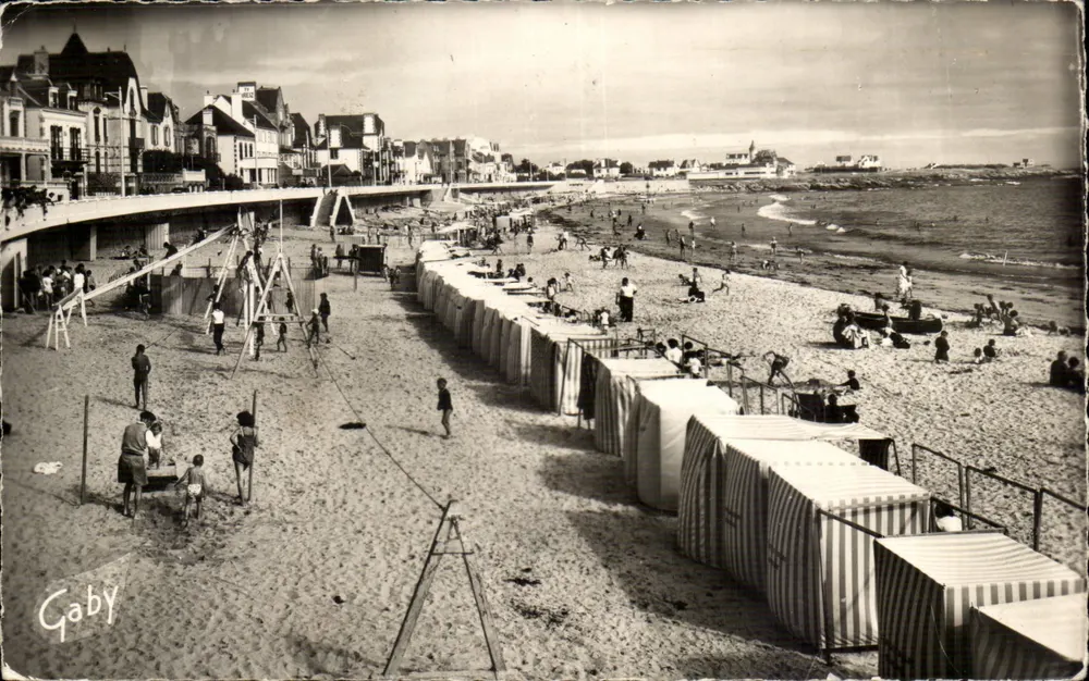 Praia de Quiberon — Quiberon (Morbihan) — Edições Gaby n°56 - Frente