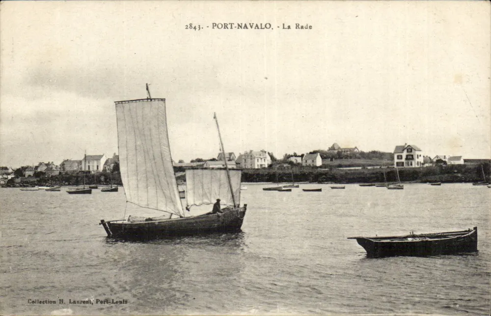 Port-Naualo - A Baía — Coleção H. Laurent, Port-Louis, n° 2843 - Frente