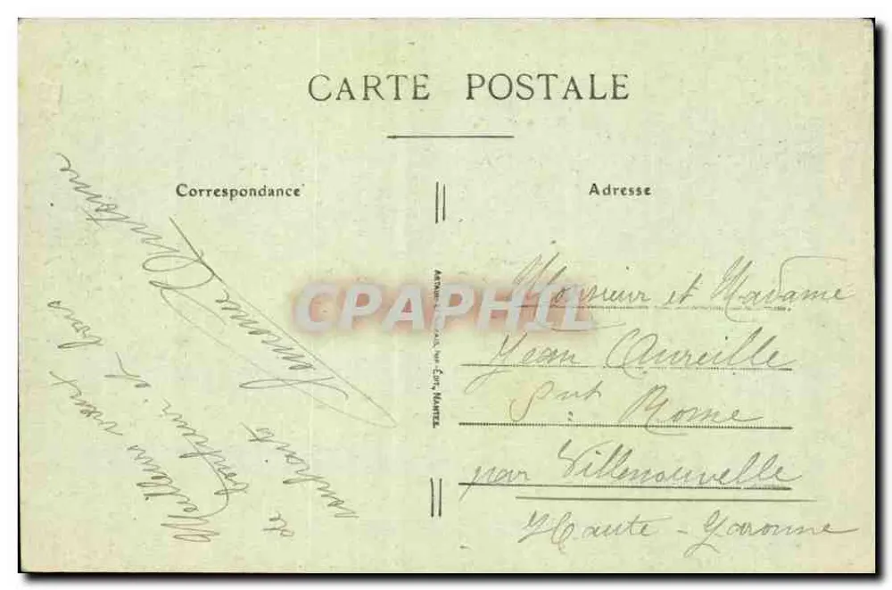 Jovem Menina de Vannes — Morbihan — n°48 - Verso