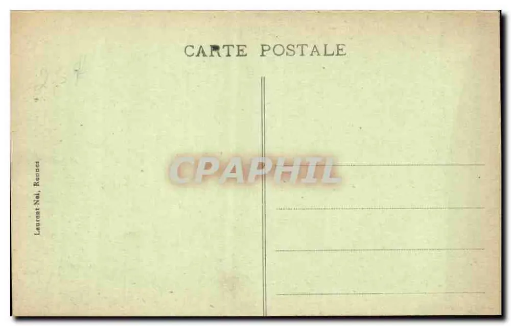 Belle-Île-le-Palais — O Porto — Laurent-Nel, Rennes - Verso