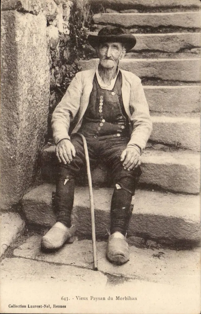 Viejo campesino del Morbihan — Colección Laurent-Nel, Rennes — n°643 - Anverso