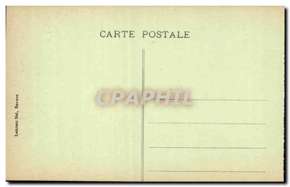 Belle-Île - Eingang zum Hafen von Sauzon — Verlag Laurent-Néi, Rennes, Nr. 2264 - Rückseite