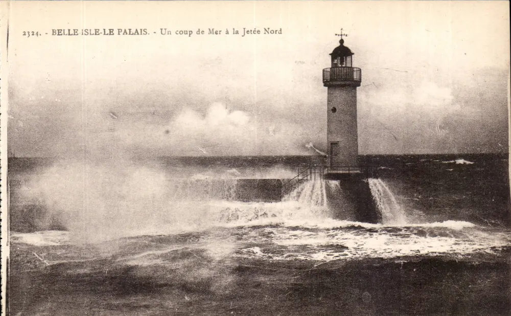 Belle-Île-le-Palais — Ein Meeressturm an der Nordmole — Laurent-Nel, Rennes - Vorderseite