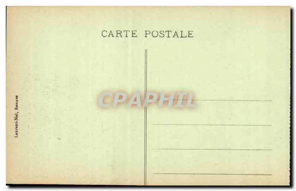 Belle-Île-le-Palais — Ein Meeressturm an der Nordmole — Laurent-Nel, Rennes - Rückseite