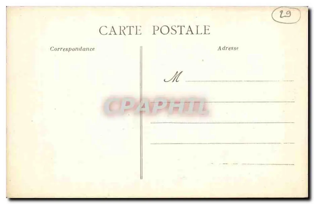Le Folgoat - Katedra — widok katedry z jej gotyckim dzwonnikiem — M. S. wydawca, nr 708 - Rewers