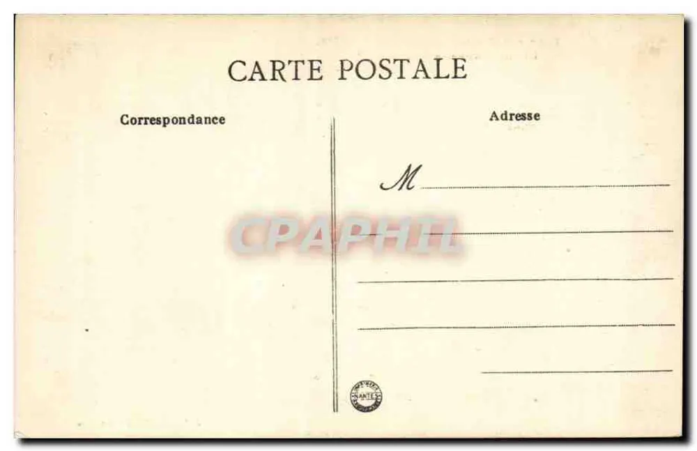Lanmeur (Finistère) — A Igreja de Kernitron — J. Sorel, editor, Rennes - Verso