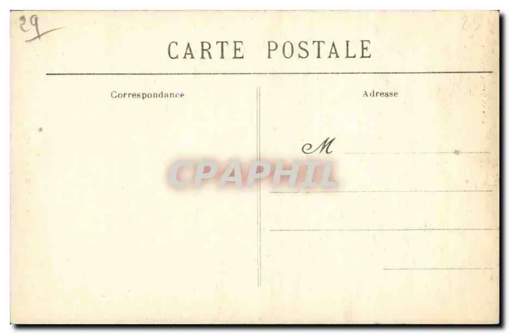 Mädchen aus Plougasatel-Daculas — Sammlung Villard, Quimper — Nr. 4250 - Rückseite