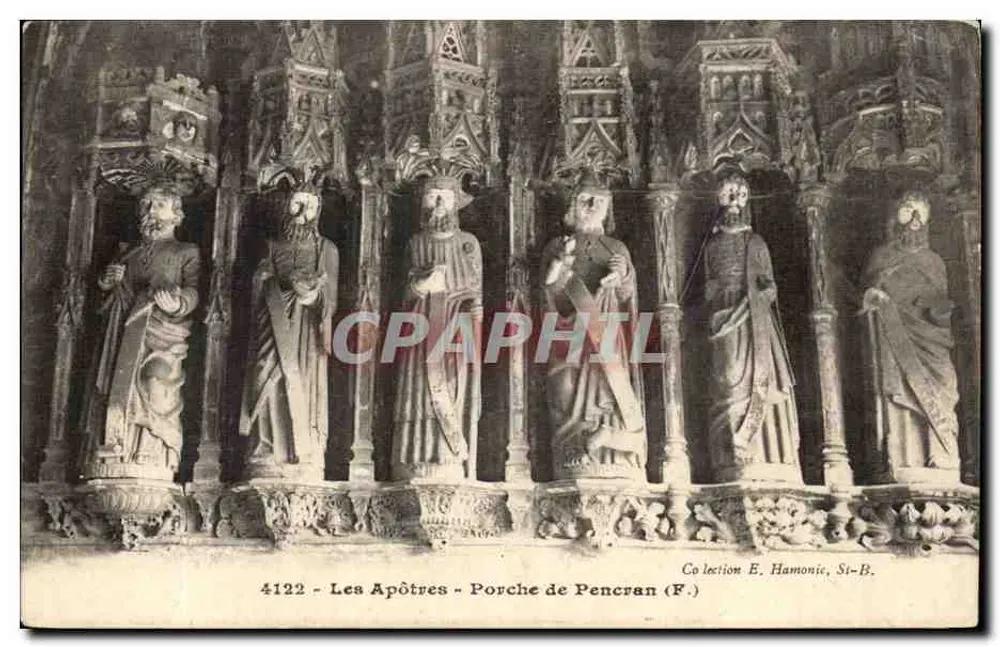 Os Apóstolos - Portal de Pencran (F.) - Coleção E. Hamonie, St-B. - Frente