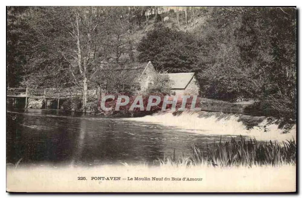 PONT-AVEN — Das neue Mühle des Waldes der Liebe — n°225 - Vorderseite