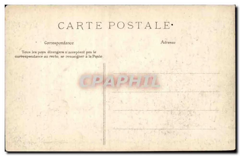 Die Kapelle SAINT-HERBOT — Umgebung von HUELGOAT — Sammlung VILARAN, Quimper - Rückseite