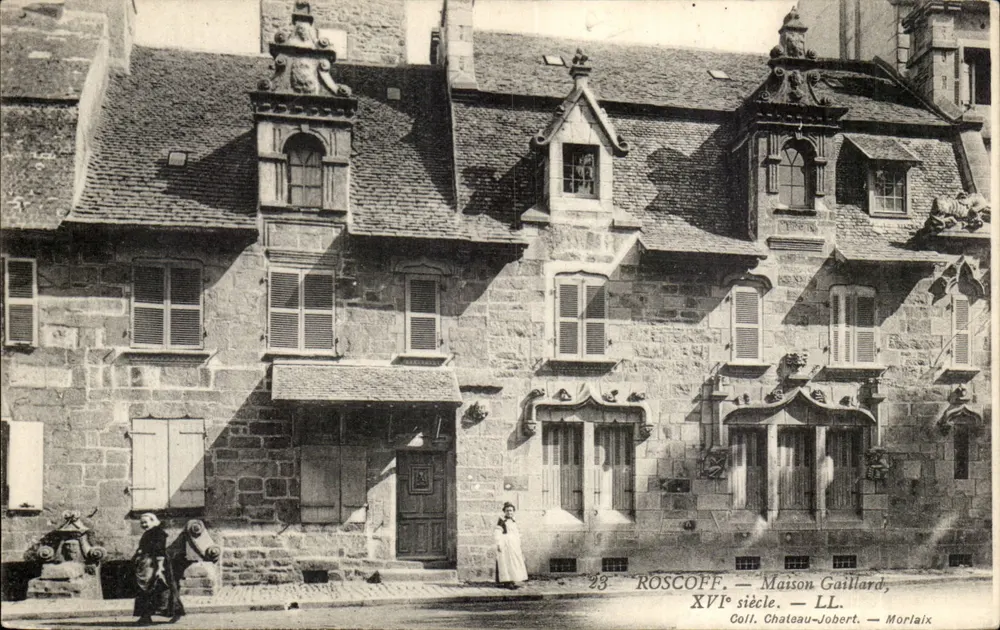 Roscoff — Maison Gaillard, XVIe siècle — Coll. Chateau-Jobert — Morlaix - Frente