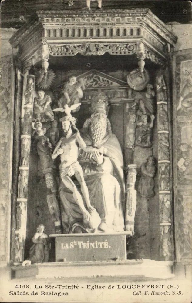 Die Heilige Dreifaltigkeit — Kirche von Loqueffret (F.) — Coll. E. Hamonie, S.-B. - Vorderseite