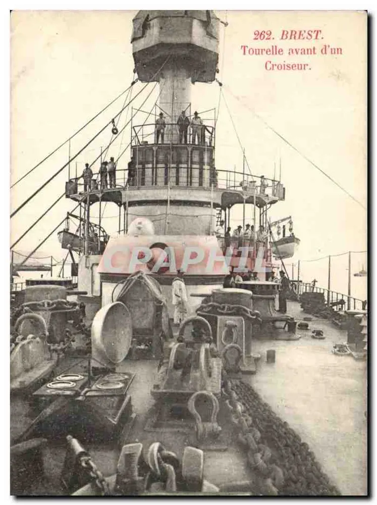 Brest — Vorderkuppel eines Kreuzers — Verleger: Brest, Nr. 262 - Vorderseite