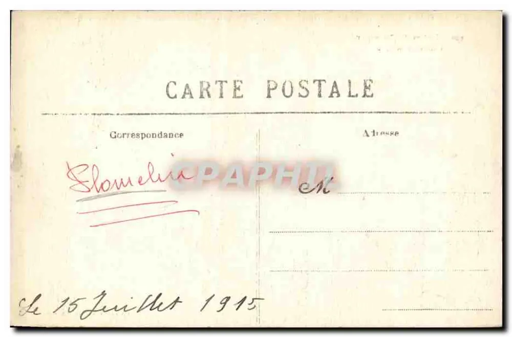 L'Anse du Kergoz — Quimper — Collectie Villard, Quimper - Achterkant