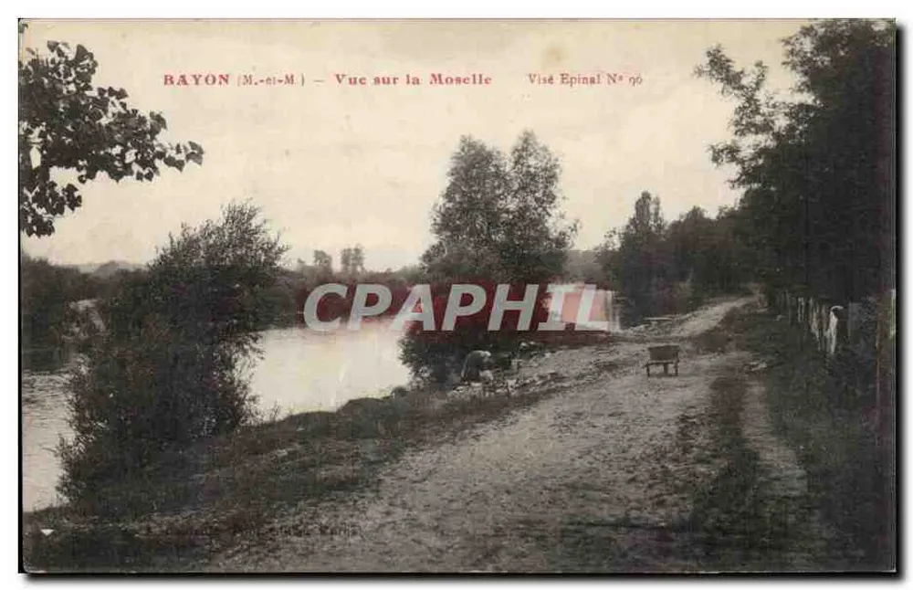 Bayon (M.-et-M.) — Vista da Mosela — Visé Epinal N° 96 - Frente