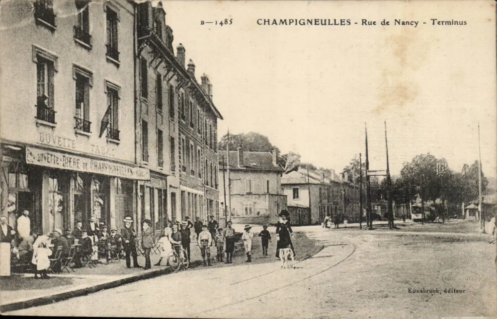 Champigneulles - Rue de Nancy - Terminus — B-1485 — Konsbruck, editor - Frente