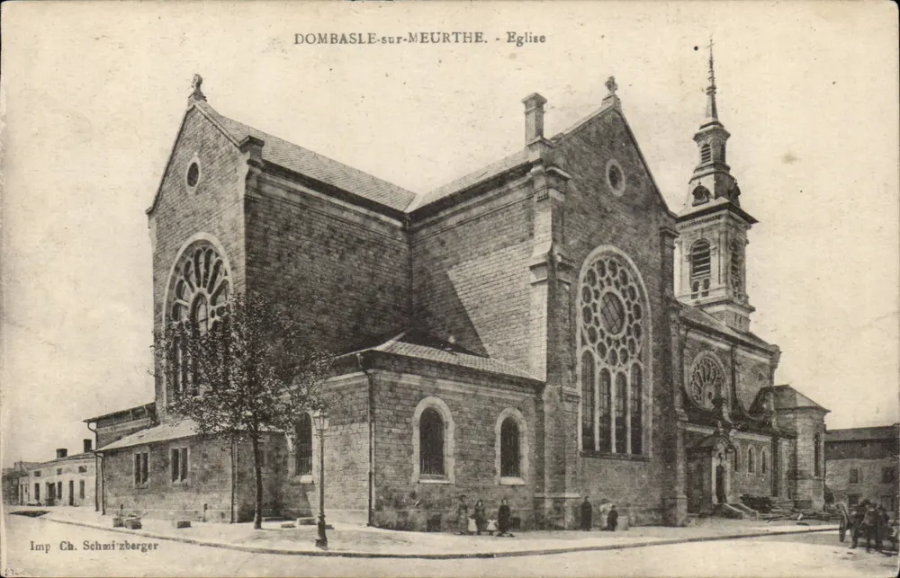 Dombasle-sur-Meurthe - Kirche — Imp. Ch. Schmitzberger - Vorderseite