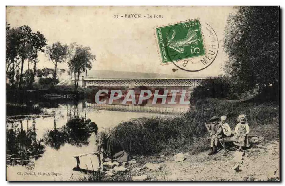 Bayon - De Brug — Ch. Derechó, uitgever, Bayon, n°23 - Voorkant