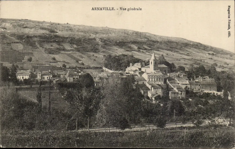 Arnaville - Vista geral — Magasins Réunis, editor - Frente