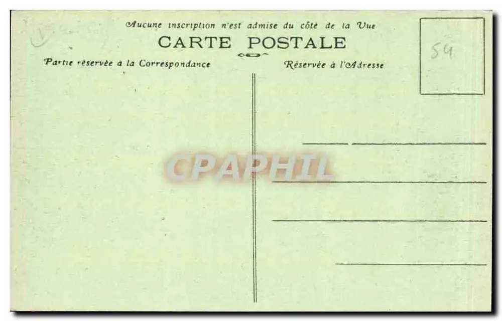 Einweihung des Kriegsdenkmals von JARVILLE (M.-et-M.) — Ankunft der Behörden — Clitehé Nancy-Photo - Rückseite