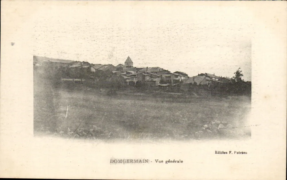 Domgermain — Vista geral — Edição F. Poirson - Frente