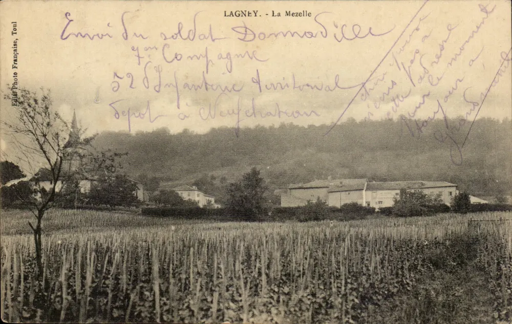 Lagny - La Mezelle — Editora Photo Française, Toul - Frente