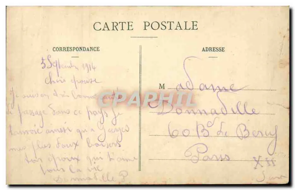 Lagny - La Mezelle — Editora Photo Française, Toul - Verso