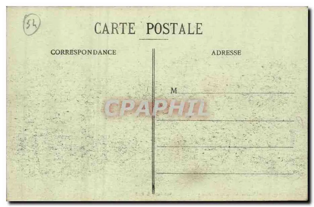 Pont-à-Mousson — Place Duroc — Éditeur Moïsiu, Pont-à-Mousson, n° 3087 - Verso