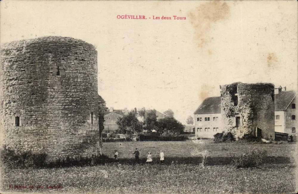 Ogéviller - As Duas Torres — Éditeur E. Bétras, N° 101, Laval - Frente
