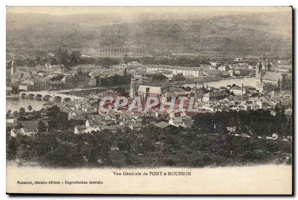 Vista Geral de PONT-À-MOUSSON — Reboulet, livreiro-editor - Frente