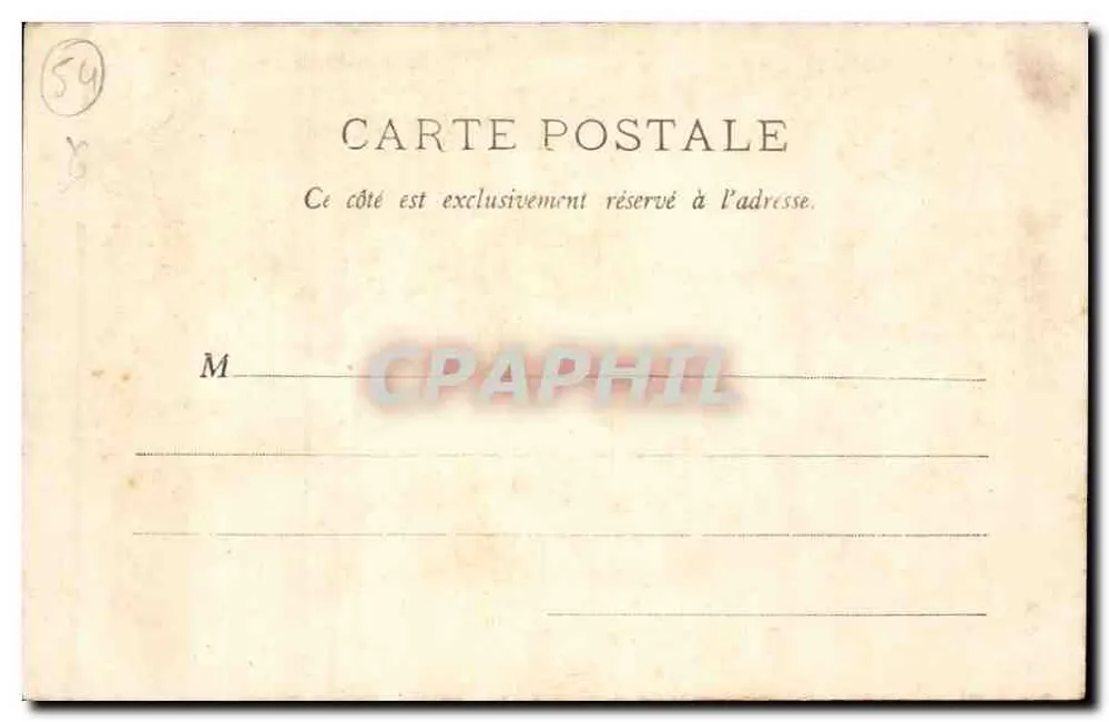 Tantonville, der — Rathaus und Schulen — Phototype A. Borpont et Cie, Nancy - Rückseite